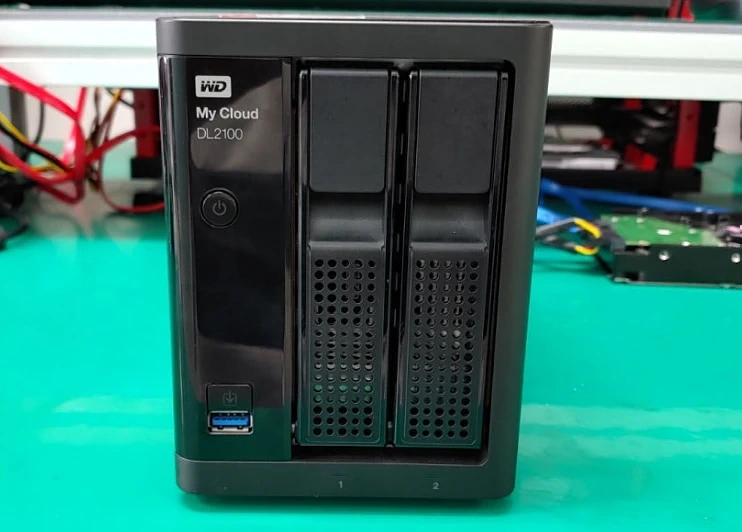 WD My Cloud DL2100 NAS 접속 불가 이미징 후 암호화 해제 복구 사례
