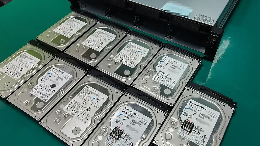 QNAP TS-1237U-RP 36TB 씬 프로비저닝 볼륨 탑재 오류 복구 사례