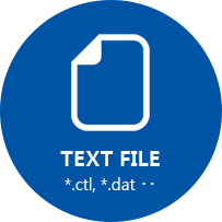 text file *.ctl, *.dat ･･
